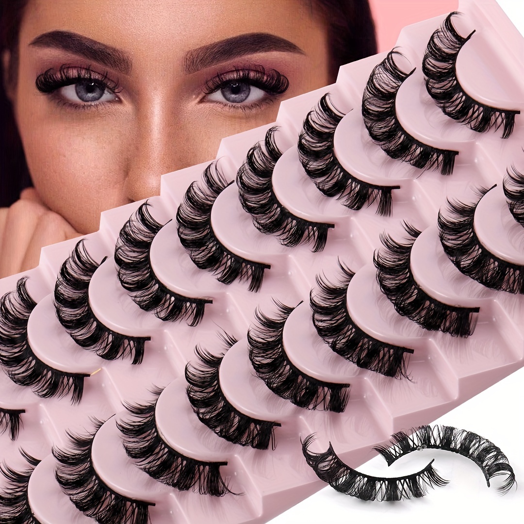 10 Paar DD Curl Volumen Wimpern