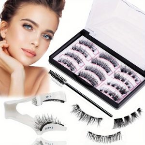 12-teiliges Magnet Wimpern Set
