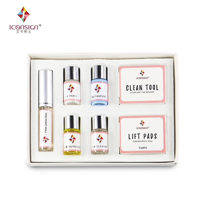 ICONSIGN Mini Wimpern Dauerwelle Kit – Kompaktes Lash Lifting Set für perfekten Schwung