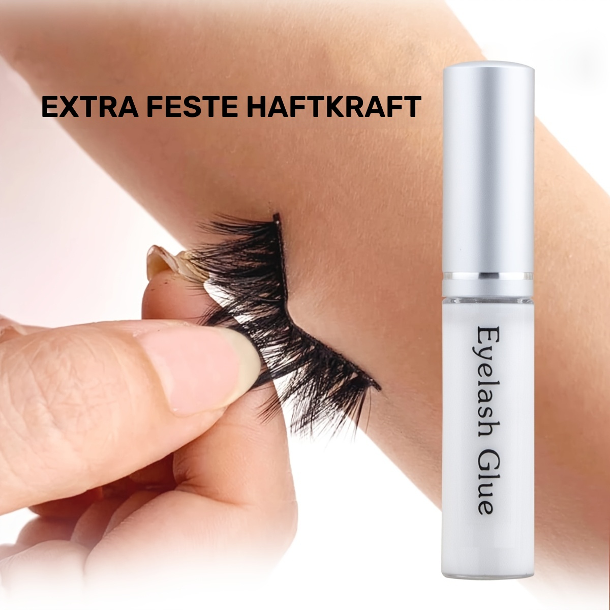 Wimpernkleber 6 ml – Transparent, wasserfest & langanhaltend für natürliche Lashes